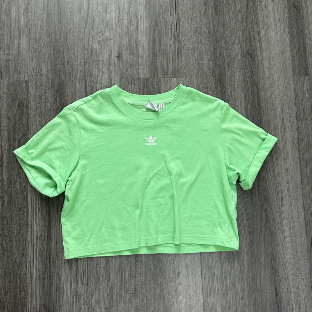 Adidas Green Crop Top